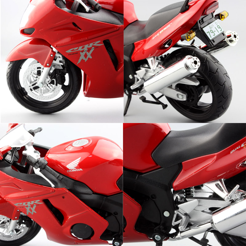 1:12 scale automaxx kids Motorcycle Honda CBR 1100XX CBR1100XX Sport Super Blackbird Diecast motor bike models race toy Vehicles