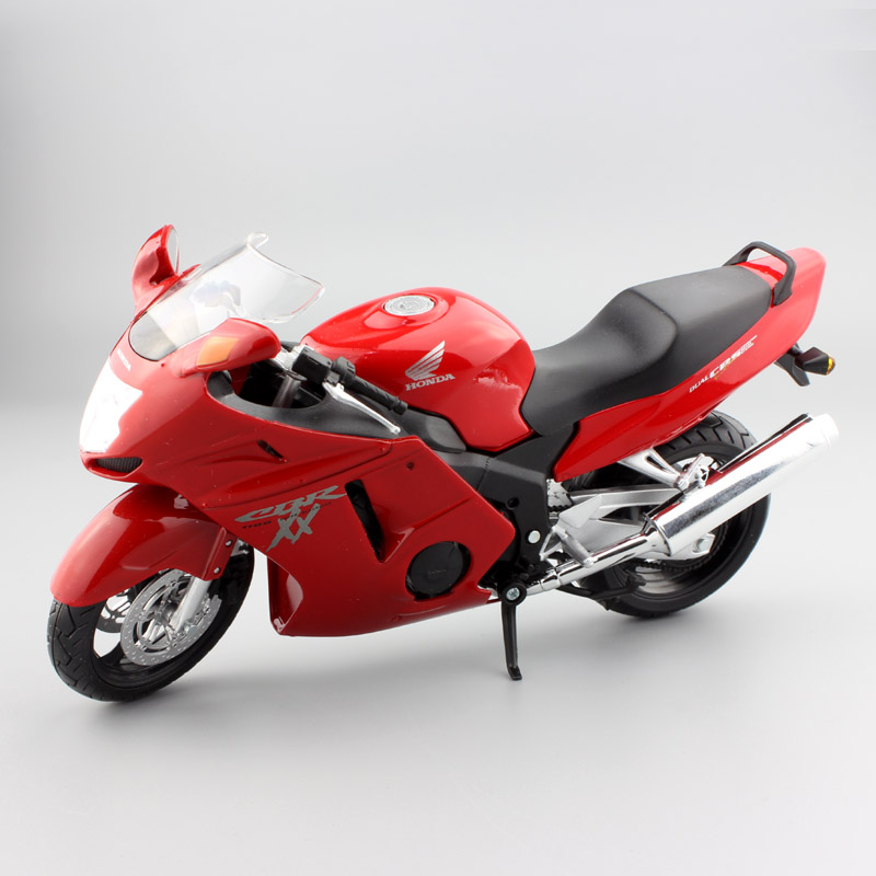 1:12 scale automaxx kids Motorcycle Honda CBR 1100XX CBR1100XX Sport Super Blackbird Diecast motor bike models race toy Vehicles