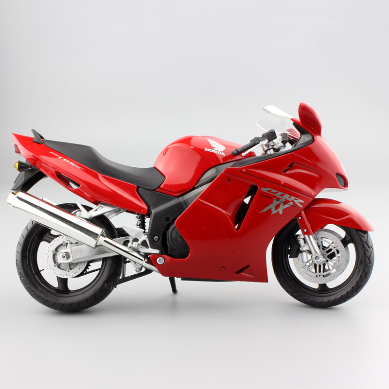 1:12 scale automaxx kids Motorcycle Honda CBR 1100XX CBR1100XX Sport Super Blackbird Diecast motor bike models race toy Vehicles