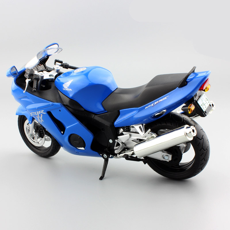 1:12 scale automaxx kids Motorcycle Honda CBR 1100XX CBR1100XX Sport Super Blackbird Diecast motor bike models race toy Vehicles