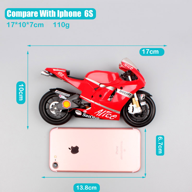 1:12 Newray Moto 2008 moto racing bike ducati Desmosedici GP8 No.33 Marco Melandri Scale Vehicle motorcycle GP Diecast model toy