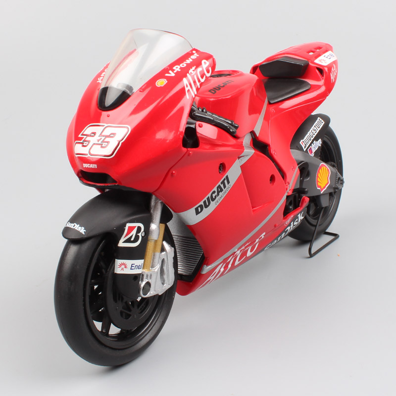 1:12 Newray Moto 2008 moto racing bike ducati Desmosedici GP8 No.33 Marco Melandri Scale Vehicle motorcycle GP Diecast model toy