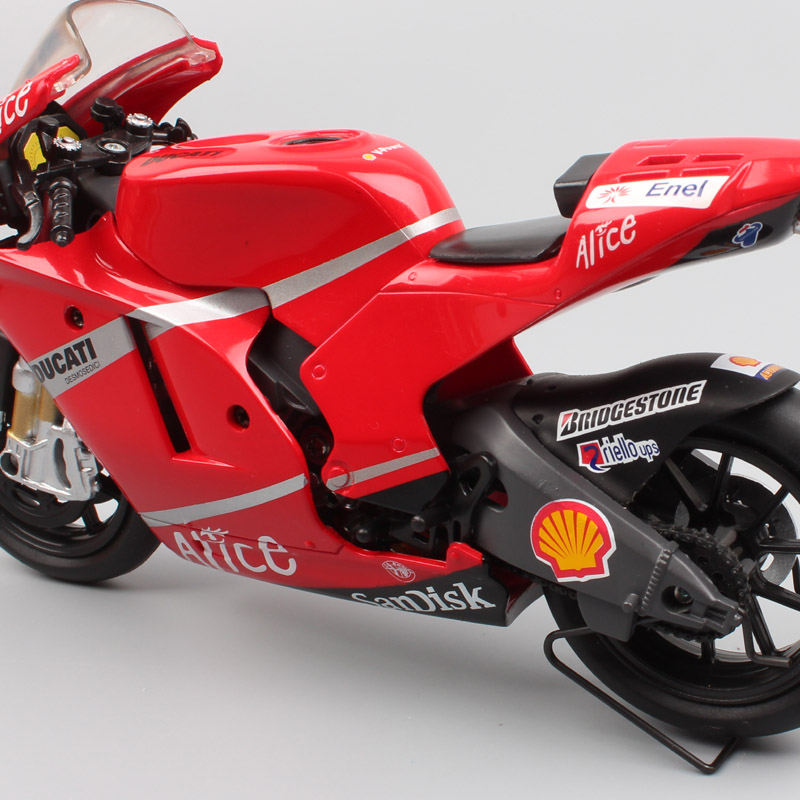 1:12 Newray Moto 2008 moto racing bike ducati Desmosedici GP8 No.33 Marco Melandri Scale Vehicle motorcycle GP Diecast model toy
