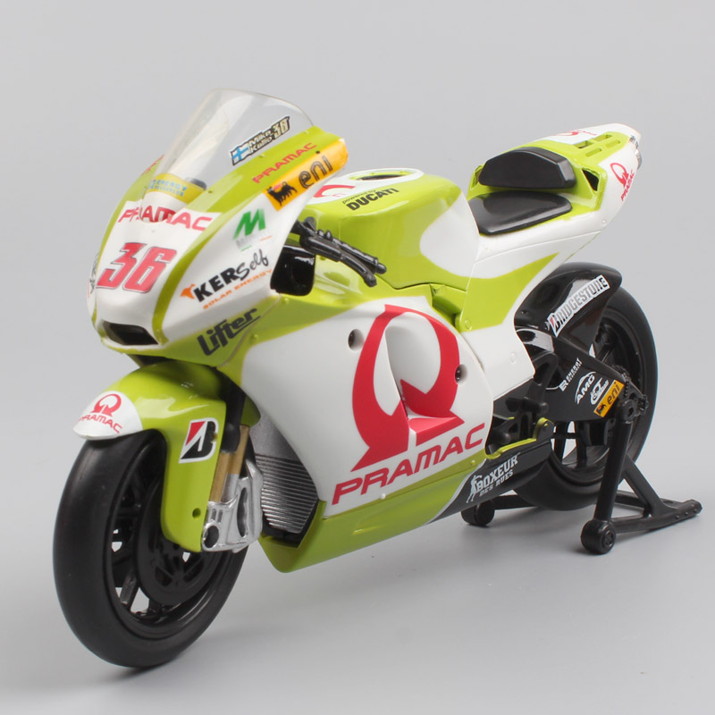 1/12 Scale Mini Newray Pramac racing team Desmosedici ducati GP10 2010 No.36 Mika Kallio Vehicles moto bike Diecast model toy GP 1/12 Scale Mini Newray Pramac racing team Desmosedici ducati GP10 2010 No.36 Mika Kallio Vehicles moto bike Diecast model toy GP