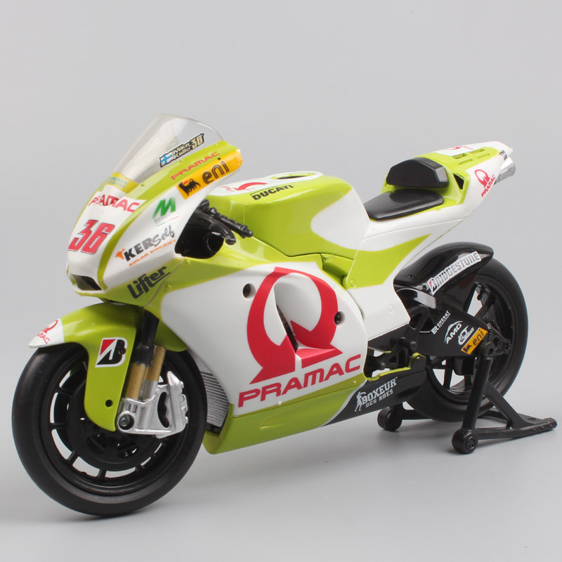 1/12 Scale Mini Newray Pramac racing team Desmosedici ducati GP10 2010 No.36 Mika Kallio Vehicles moto bike Diecast model toy GP 1/12 Scale Mini Newray Pramac racing team Desmosedici ducati GP10 2010 No.36 Mika Kallio Vehicles moto bike Diecast model toy GP