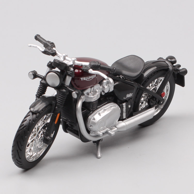 1:18 scale mini bburago Triumph Bonneville Bobber cruiser motorcycle Diecasts & Toy Vehicles toy tour bike gifts for Collectible