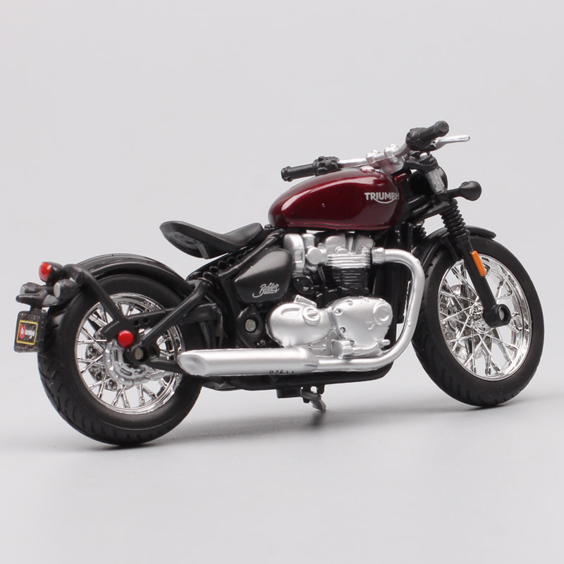 1:18 scale mini bburago Triumph Bonneville Bobber cruiser motorcycle Diecasts & Toy Vehicles toy tour bike gifts for Collectible