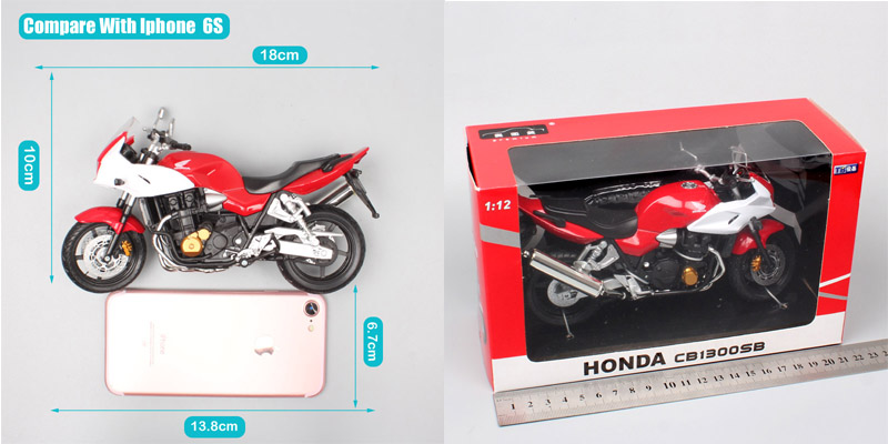 1/12 Automaxx Honda CB1300SB CB1300 Super Four Scale Motorcycle Diecasts & Toy Vehicles bike toys Replicas for kid boy collector