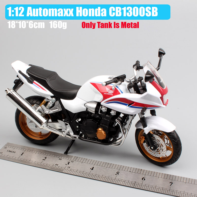 1/12 Automaxx Honda CB1300SB CB1300 Super Four Scale Motorcycle Diecasts & Toy Vehicles bike toys Replicas for kid boy collector