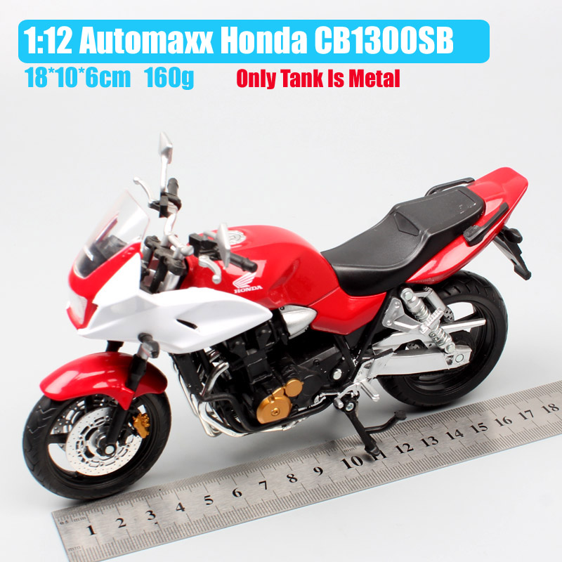 1/12 Automaxx Honda CB1300SB CB1300 Super Four Scale Motorcycle Diecasts & Toy Vehicles bike toys Replicas for kid boy collector