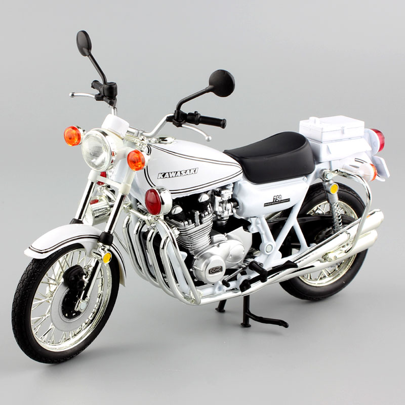Child's 1:12 scale small KAWASAKI 750 RS-P Z750 road star super bike Motorcycle Die casting moto sport DOHC Model car gift toy