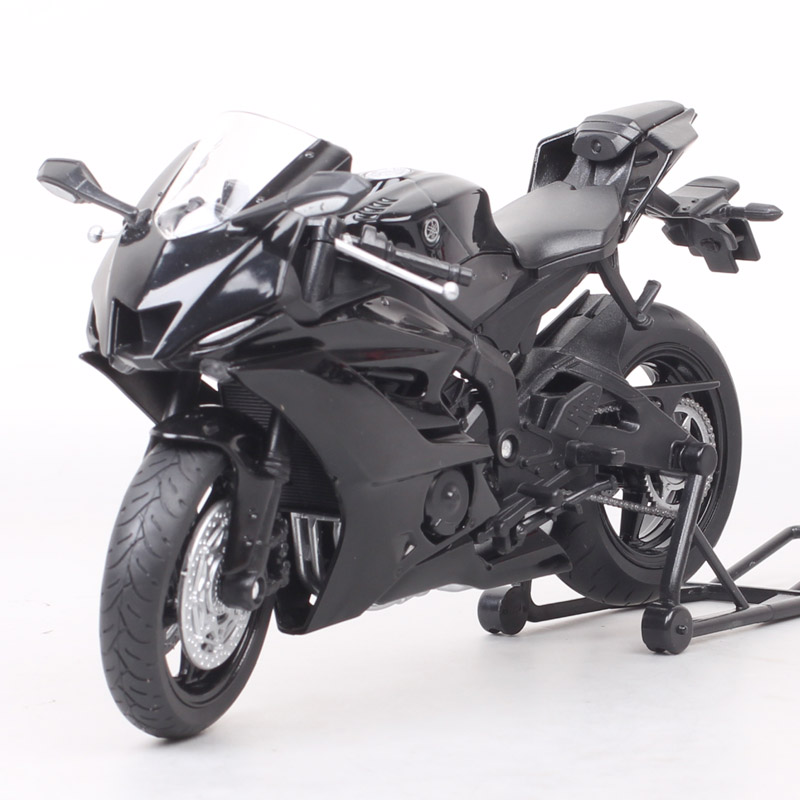 1:12 Scale Welly 2020 Yamaha YZF-R6 R6 Motorcycle Vehicle Racing Motorbike Model Toy Supersport Of Boy Children's Gift Miniature