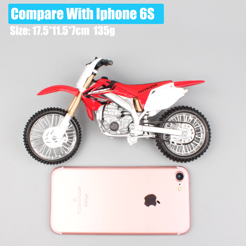 Maisto 1:12 Scale Honda CRF450R Moto Bike Off Road Racing Diecast Dirt Motocross Model Enduro Motorcycle For Kids Children Toy