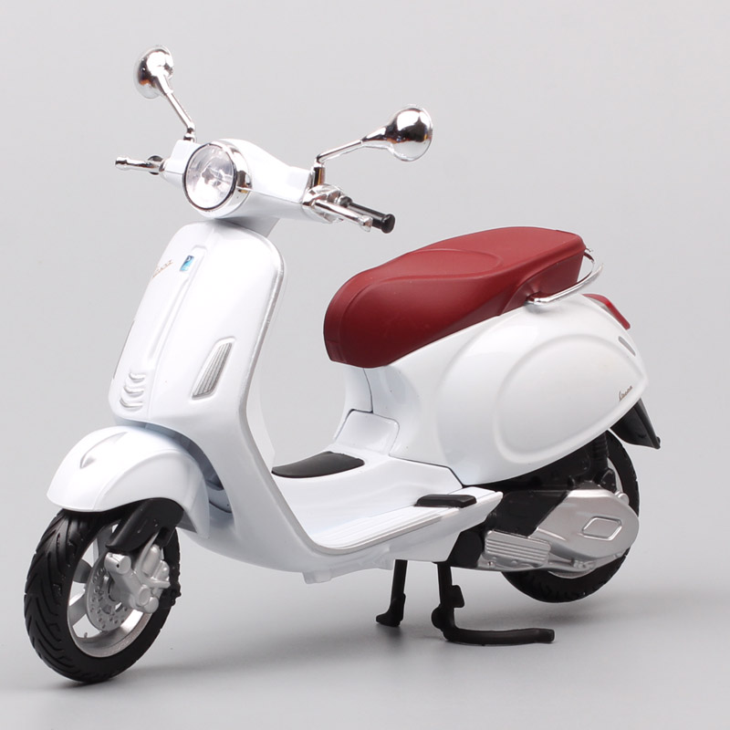 Children's 1/12 Maisto Pi&shy;ag&shy;gio vespa Primavera 150 scooter toy Motorcycle scales diecast model touring bike thumbnails vehicle