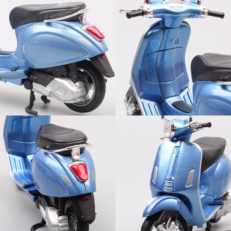 Children's 1/12 Maisto Pi&shy;ag&shy;gio vespa Primavera 150 scooter toy Motorcycle scales diecast model touring bike thumbnails vehicle