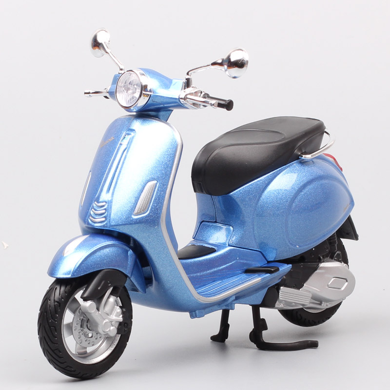 Children's 1/12 Maisto Pi&shy;ag&shy;gio vespa Primavera 150 scooter toy Motorcycle scales diecast model touring bike thumbnails vehicle