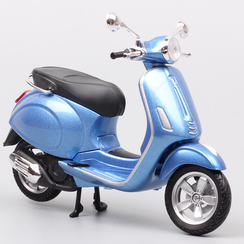 Children's 1/12 Maisto Pi&shy;ag&shy;gio vespa Primavera 150 scooter toy Motorcycle scales diecast model touring bike thumbnails vehicle