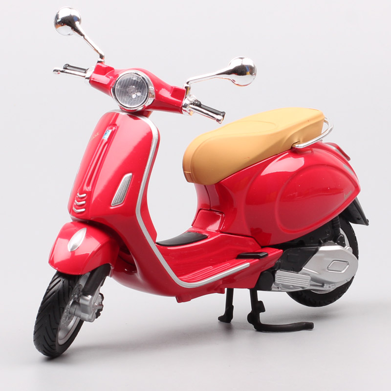Children's 1/12 Maisto Pi&shy;ag&shy;gio vespa Primavera 150 scooter toy Motorcycle scales diecast model touring bike thumbnails vehicle