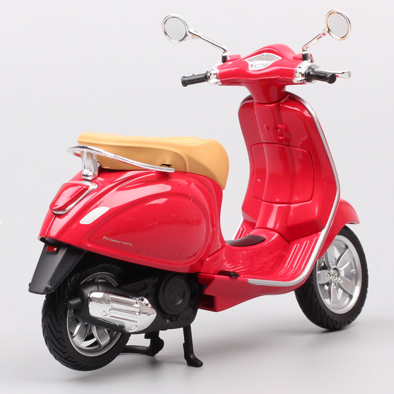 Children's 1/12 Maisto Pi&shy;ag&shy;gio vespa Primavera 150 scooter toy Motorcycle scales diecast model touring bike thumbnails vehicle