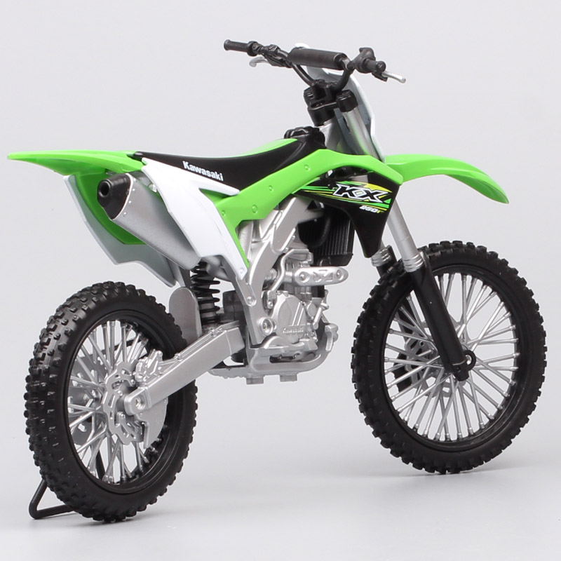 1:10 scale Welly Big Large Kawasaki KX 250F Motocross Enduro offroad racing dirt bike diecast model Vehicle motorcycle toy thumb