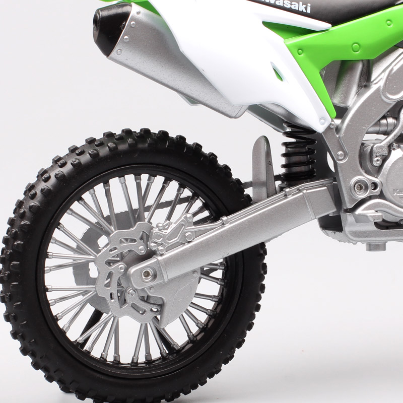 1:10 scale Welly Big Large Kawasaki KX 250F Motocross Enduro offroad racing dirt bike diecast model Vehicle motorcycle toy thumb