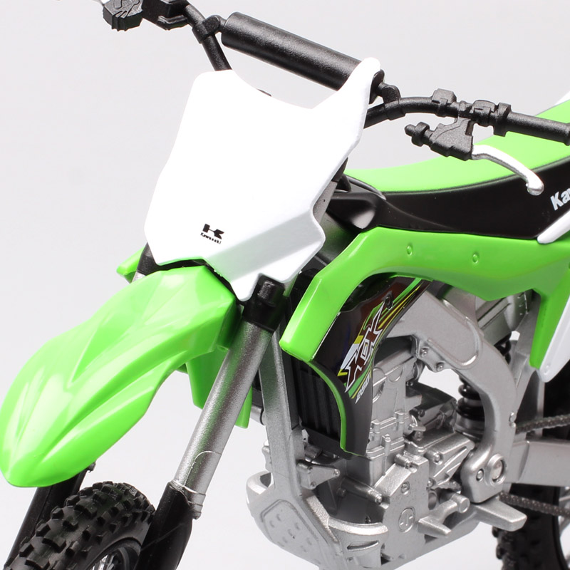 1:10 scale Welly Big Large Kawasaki KX 250F Motocross Enduro offroad racing dirt bike diecast model Vehicle motorcycle toy thumb