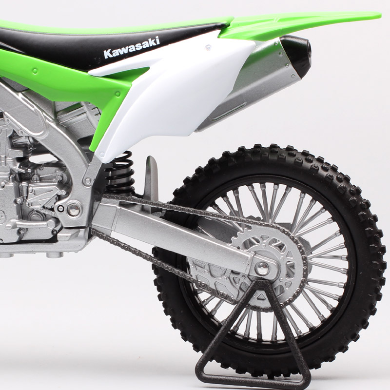 1:10 scale Welly Big Large Kawasaki KX 250F Motocross Enduro offroad racing dirt bike diecast model Vehicle motorcycle toy thumb