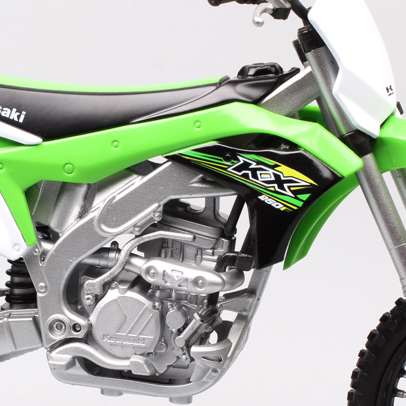 1:10 scale Welly Big Large Kawasaki KX 250F Motocross Enduro offroad racing dirt bike diecast model Vehicle motorcycle toy thumb