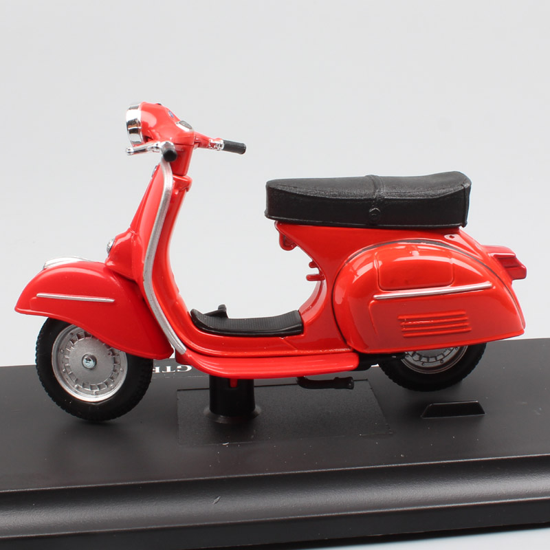Kid 1/18 scale vintage maisto Piaggio Vespa GTR 1968 125 motor scooter motorcycle motorbike diecast toy model for boy collection