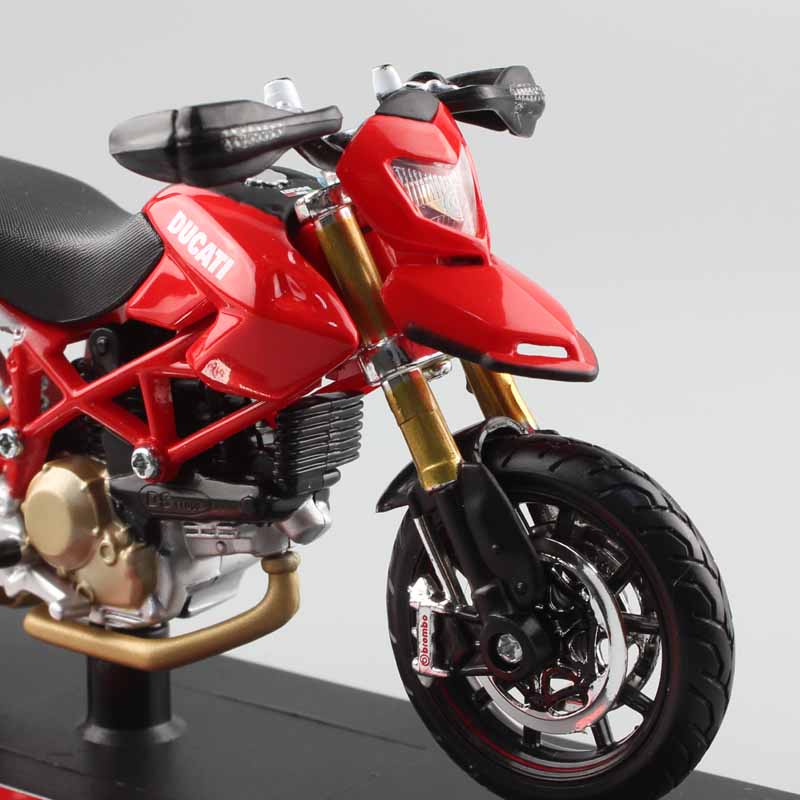 Maisto 1/18 Scale Ducati Hypermotard 1100S Motorcycle Street Race Bike Moto Diecasts & Toy Vehicles Modeling Toys For Boys Kids