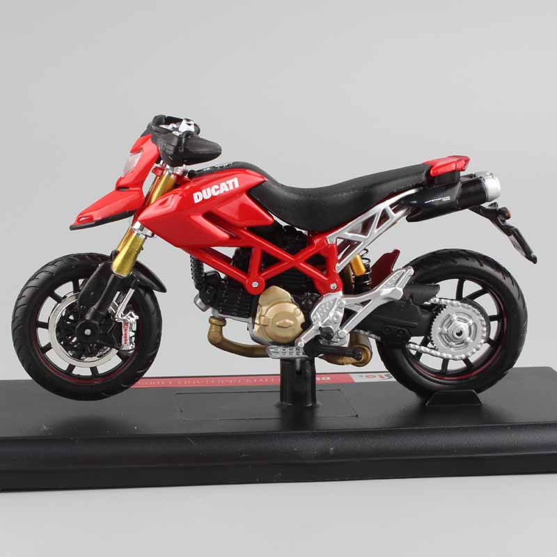 Maisto 1/18 Scale Ducati Hypermotard 1100S Motorcycle Street Race Bike Moto Diecasts & Toy Vehicles Modeling Toys For Boys Kids