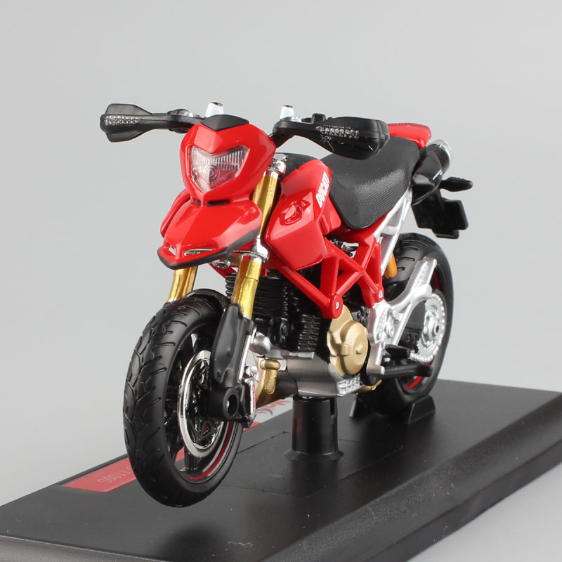 Maisto 1/18 Scale Ducati Hypermotard 1100S Motorcycle Street Race Bike Moto Diecasts & Toy Vehicles Modeling Toys For Boys Kids