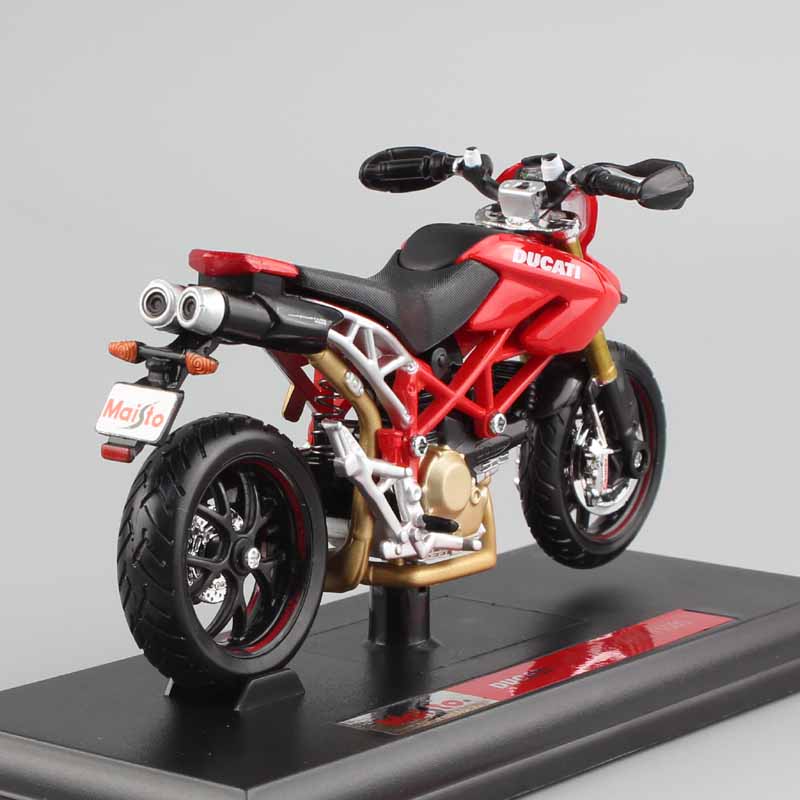 Maisto 1/18 Scale Ducati Hypermotard 1100S Motorcycle Street Race Bike Moto Diecasts & Toy Vehicles Modeling Toys For Boys Kids
