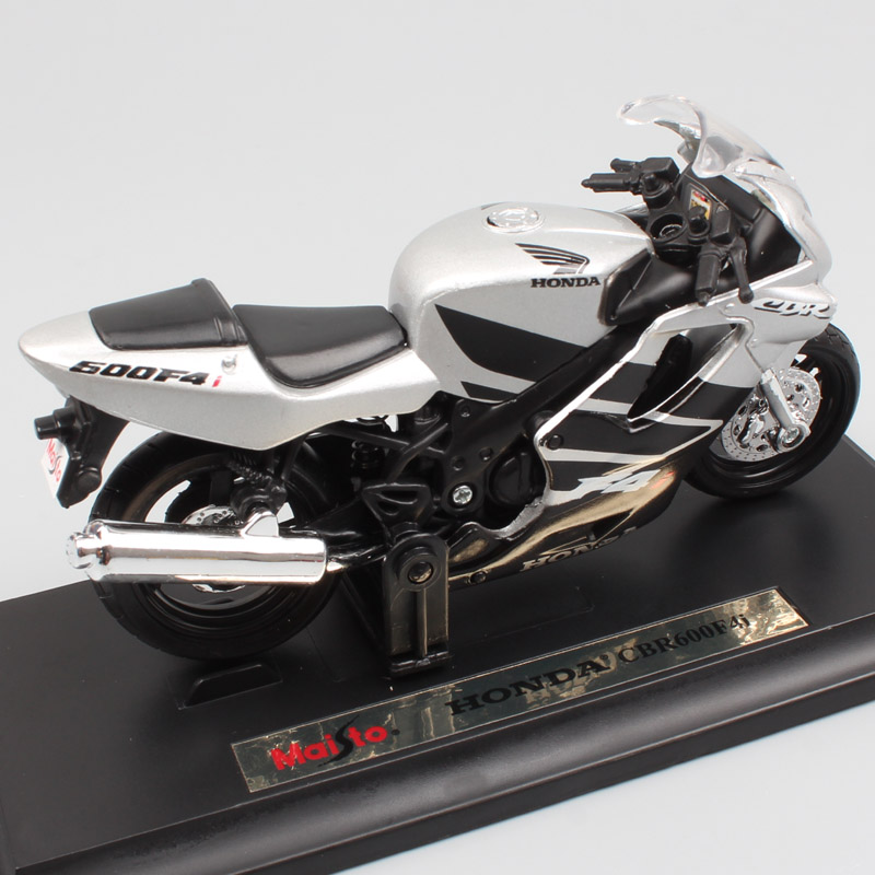 1:18 scale brands Maisto Honda CBR600F F4i Hurricane sport race moto bike diecast motorcycle car toy model miniatures of kid boy