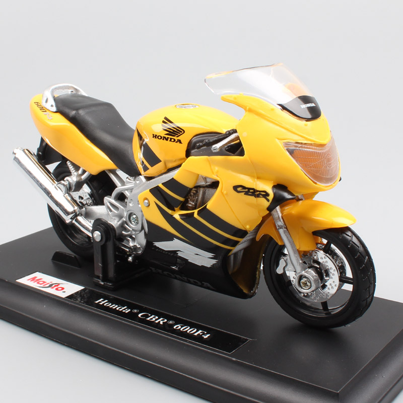 1:18 scale brands Maisto Honda CBR600F F4i Hurricane sport race moto bike diecast motorcycle car toy model miniatures of kid boy