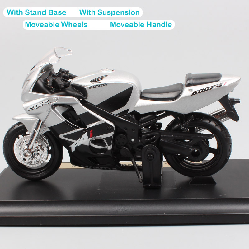 1:18 scale brands Maisto Honda CBR600F F4i Hurricane sport race moto bike diecast motorcycle car toy model miniatures of kid boy