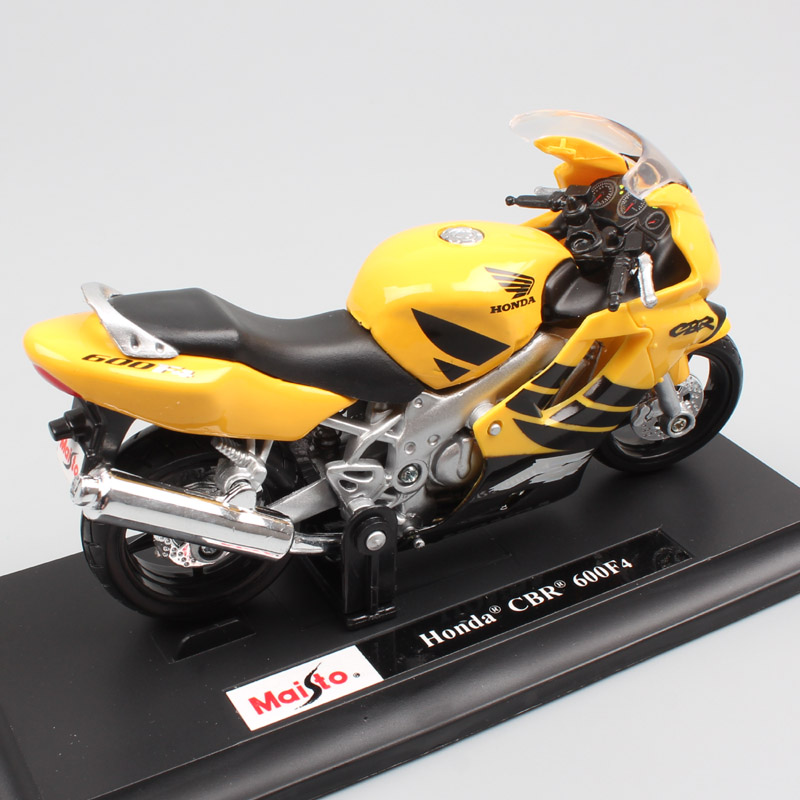 1:18 scale brands Maisto Honda CBR600F F4i Hurricane sport race moto bike diecast motorcycle car toy model miniatures of kid boy