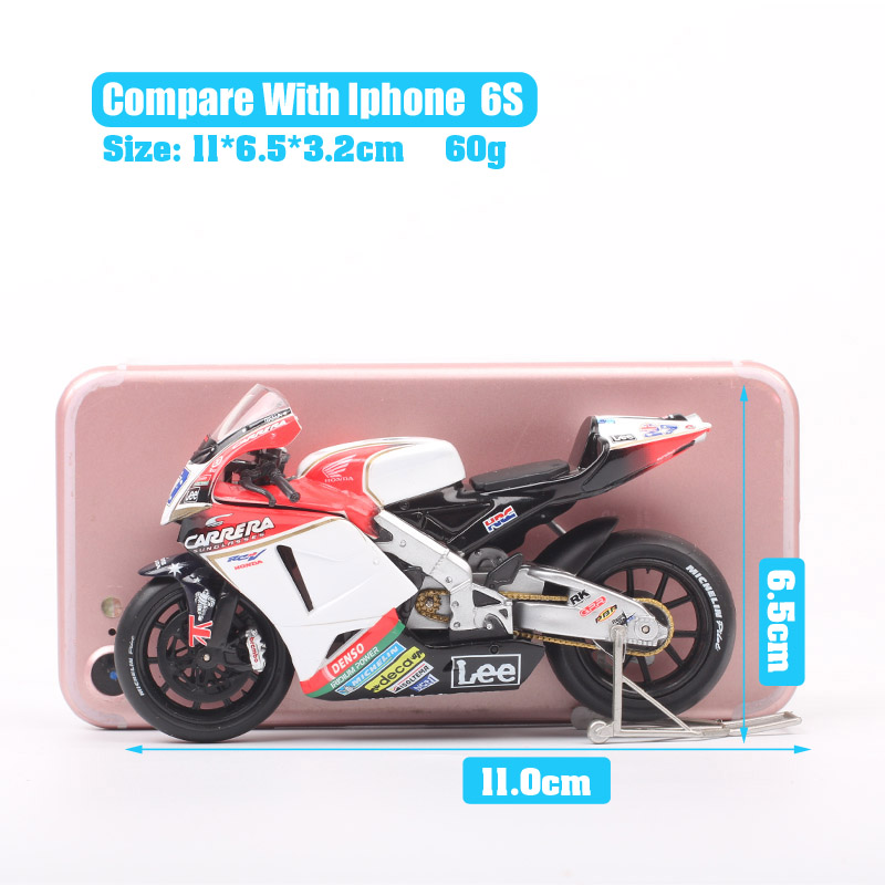 1:18 Scale Guiloy Honda RC211V Repsol #27 Rider Casey Stoner 2006 GP Motorcycle Model Diecast MotorBike Toy Vehicles Replicas 1:18 Scale Guiloy Honda RC211V Repsol #27 Rider Casey Stoner 2006 GP Motorcycle Model Diecast MotorBike Toy Vehicles Replicas