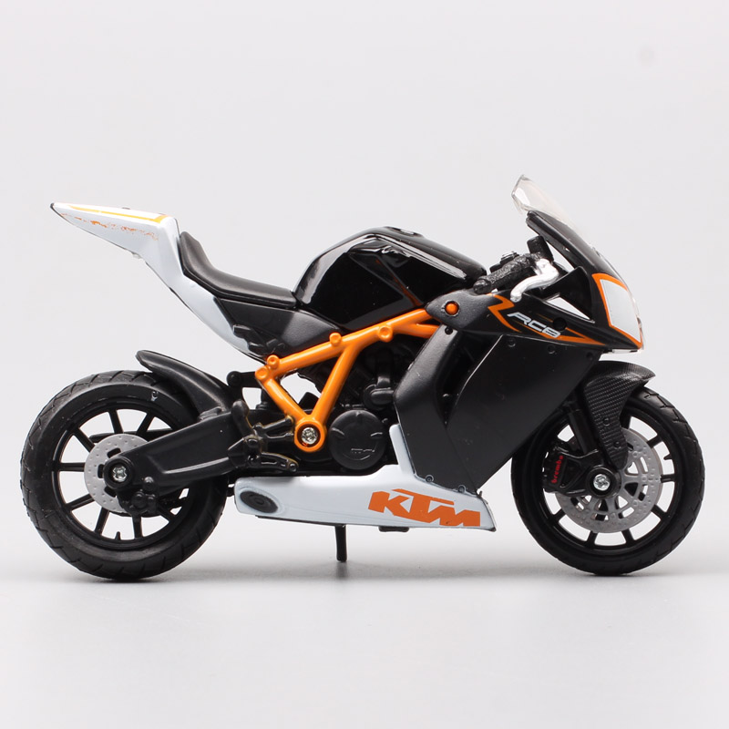 1:18 Scale Bburago 1190 RC8 R Sports Bike Diecast Model Toy Superbike Vehicles Motorcycle Street Rider Children Hobby Souvenir