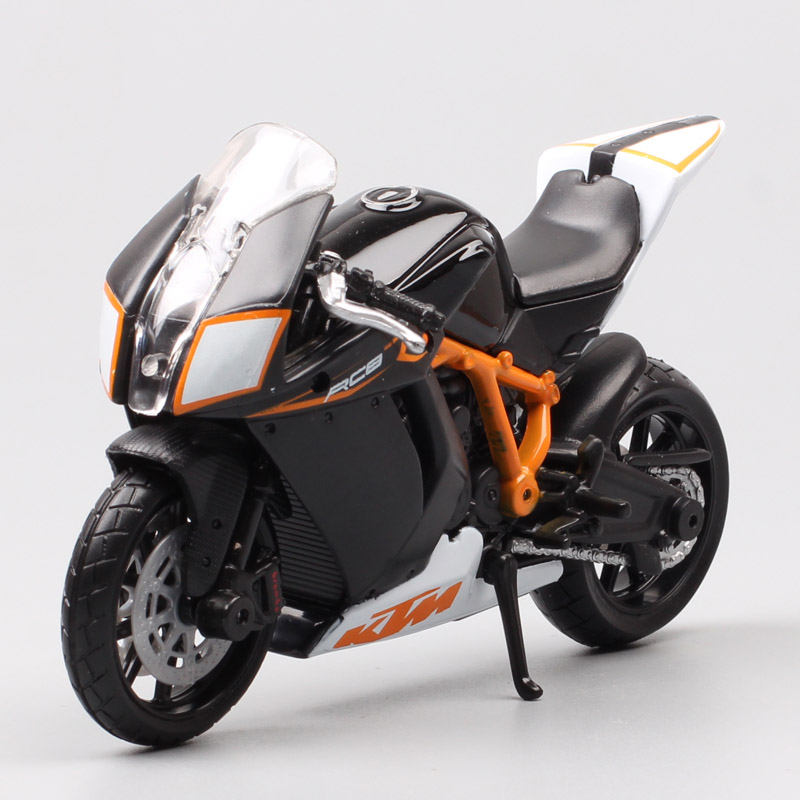 1:18 Scale Bburago 1190 RC8 R Sports Bike Diecast Model Toy Superbike Vehicles Motorcycle Street Rider Children Hobby Souvenir