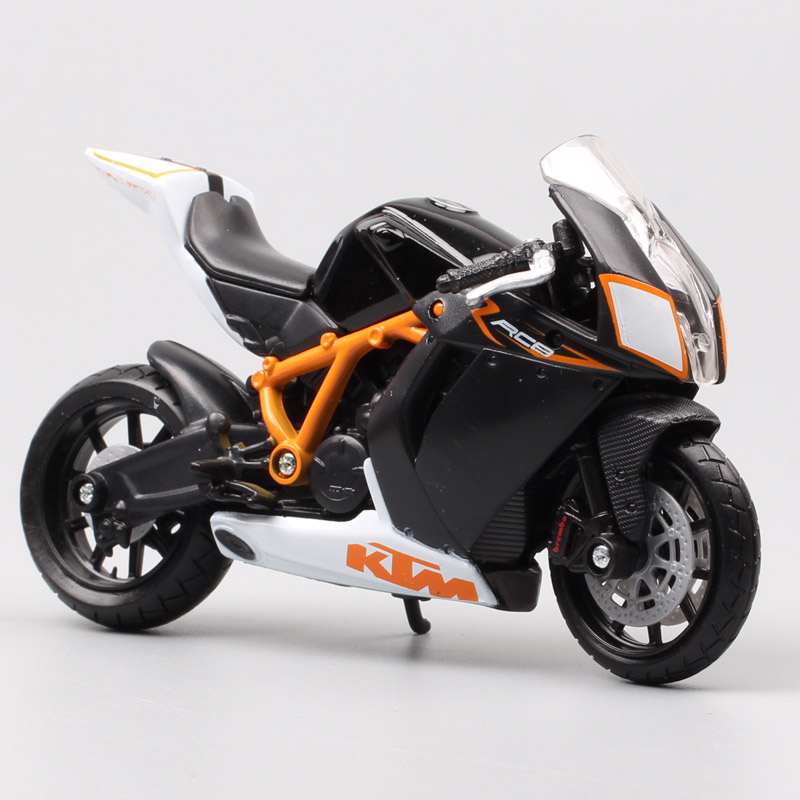 1:18 Scale Bburago 1190 RC8 R Sports Bike Diecast Model Toy Superbike Vehicles Motorcycle Street Rider Children Hobby Souvenir