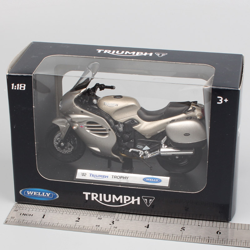 1:18 scale 2002 Triumph Trophy touring motorcycle Motorbikes metal miniature model collection gifts Diecast Kids toys for boys