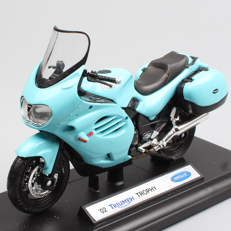 1:18 scale 2002 Triumph Trophy touring motorcycle Motorbikes metal miniature model collection gifts Diecast Kids toys for boys