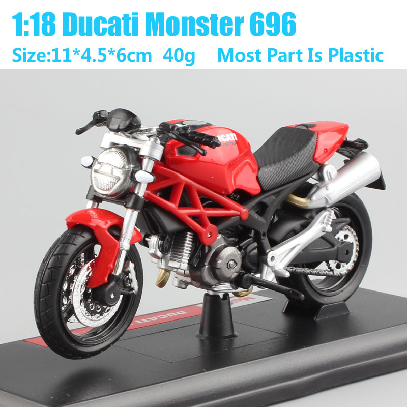 Maisto Brand 1/18 scale Ducati Monster 696 Mostro diecast motorcycles raing moto model bike Toys for Children boys collection Maisto Brand 1/18 scale Ducati Monster 696 Mostro diecast motorcycles raing moto model bike Toys for Children boys collection
