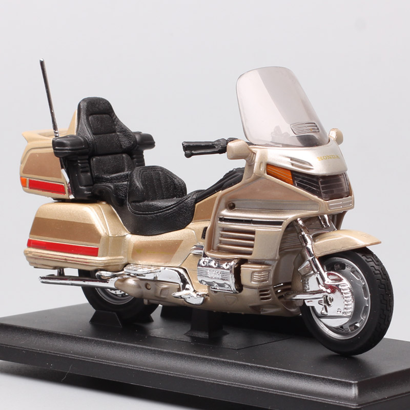 kids boys 1/18 scale mini Welly Honda Gold Wing touring motorcycle moto Diecasts & Toy Vehicles model thumbnails gift souvenir