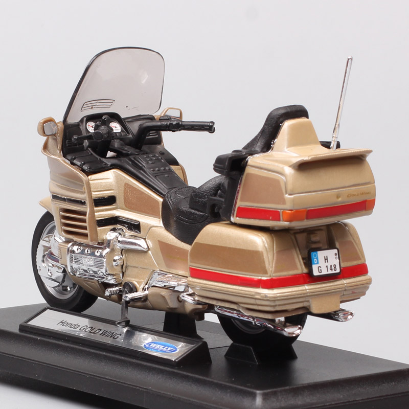 kids boys 1/18 scale mini Welly Honda Gold Wing touring motorcycle moto Diecasts & Toy Vehicles model thumbnails gift souvenir