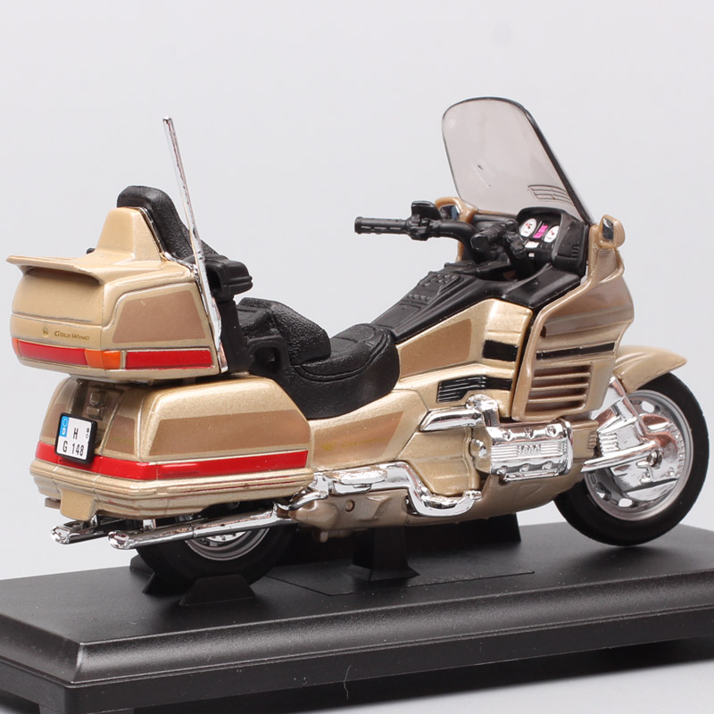 kids boys 1/18 scale mini Welly Honda Gold Wing touring motorcycle moto Diecasts & Toy Vehicles model thumbnails gift souvenir