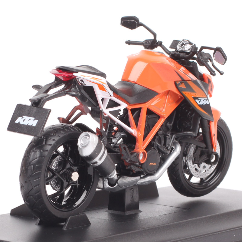 Small Welly 1:18 Scale 1290 Super Duke R Motorcycle Model Diecasts & Toy Vehicles READY TO RACE Bike Replicas Toys For Children