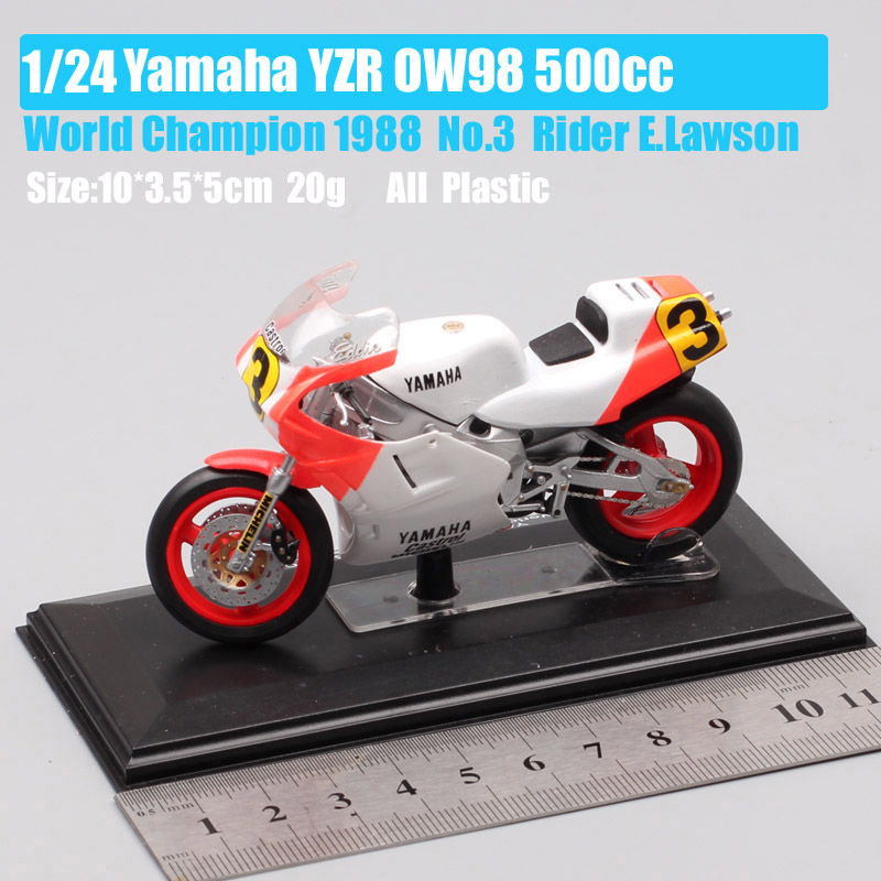 1:24 scale tiny Yamaha YZR OW23 500cc WC 1975 rider G.Agostini Grand Prix racing bike Diecasts & Toy Vehicles models motorcycle