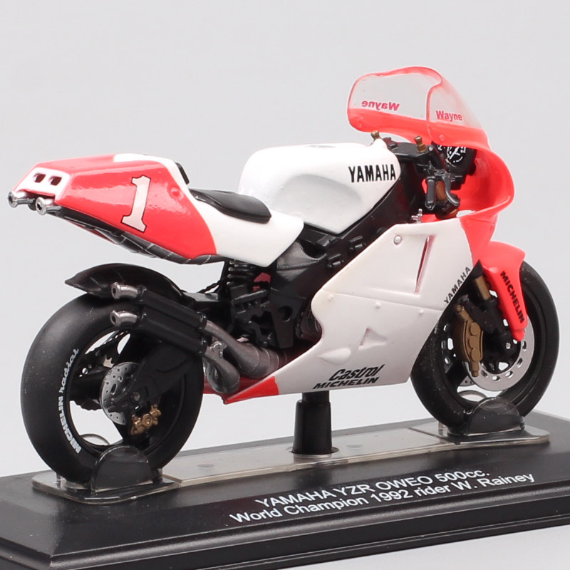1:24 scale tiny Yamaha YZR OW23 500cc WC 1975 rider G.Agostini Grand Prix racing bike Diecasts & Toy Vehicles models motorcycle